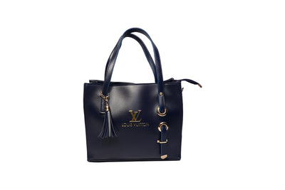 Louis Vuitton - navy blue hand bag