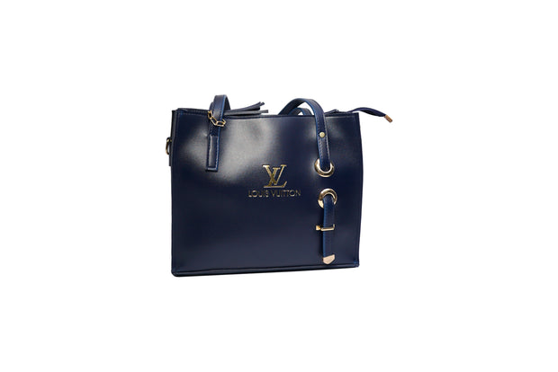 Louis Vuitton - navy blue hand bag