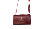 Luce Bella - maroon crossbody