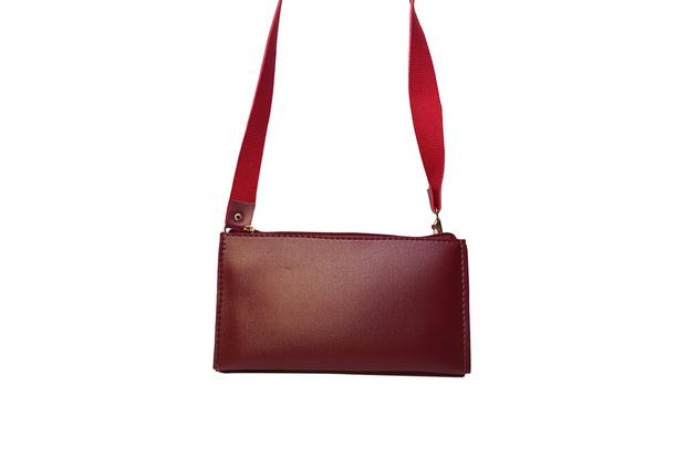 Luce Bella - maroon crossbody